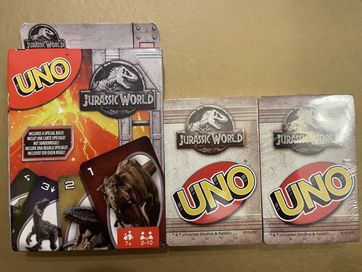 Gra karciana UNO edycja Jurassic World