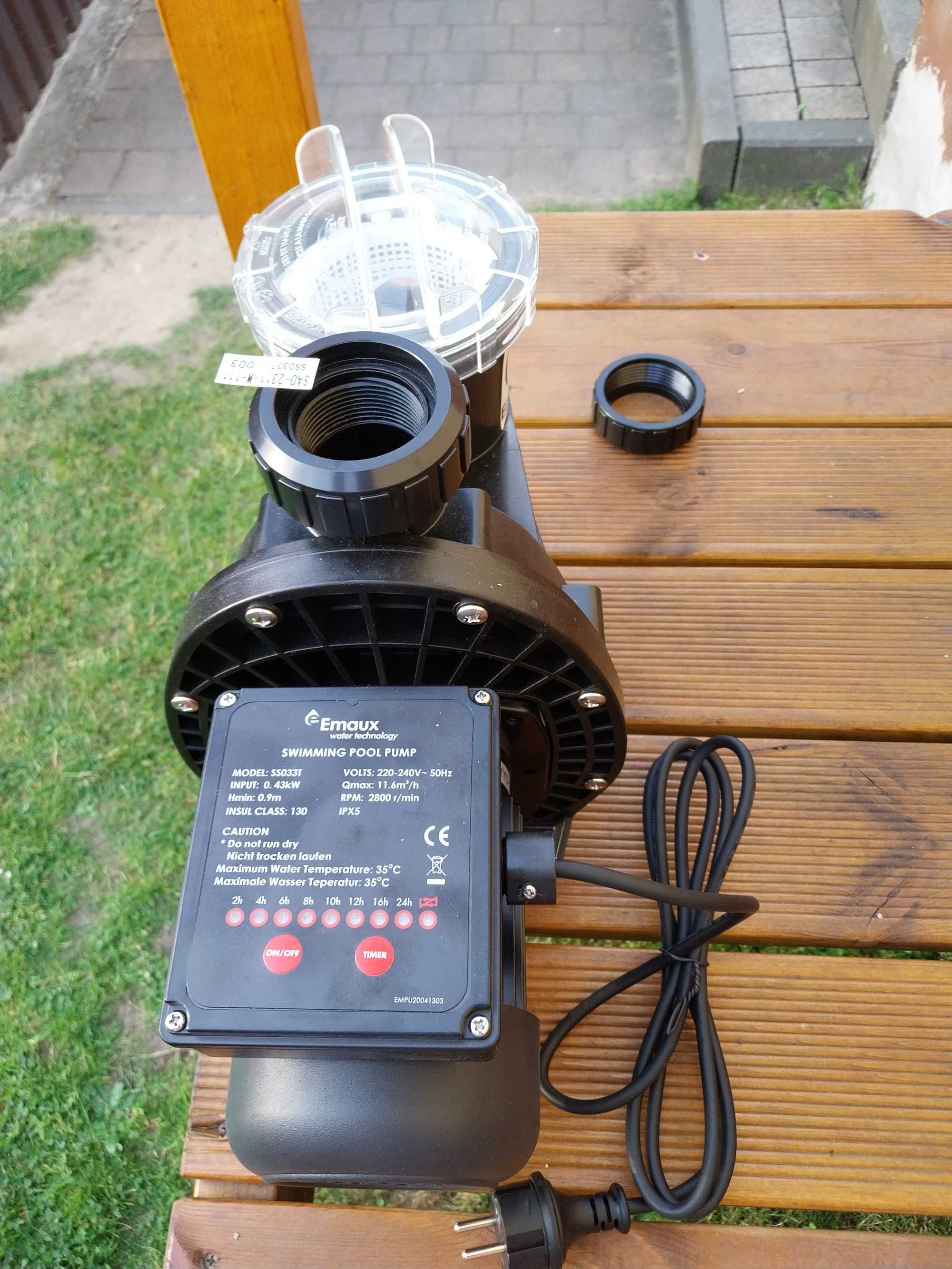 Pompa basenowa HYDRO-S  TYP SS   SS033T