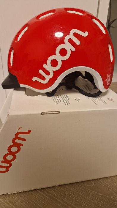 Kask woom czerwony rozm. M 53-56 cm