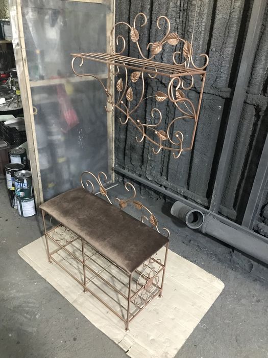 Вішалка кована , вешалка кованая, прихожая, вітальня, мебель