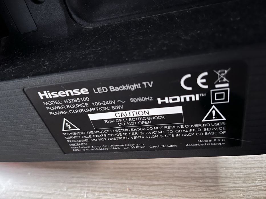 TV Hisense LED - Modelo H32B5100