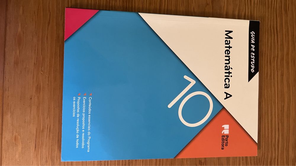 Livro de guia de estudo de preparação para exame nacional de Matemática