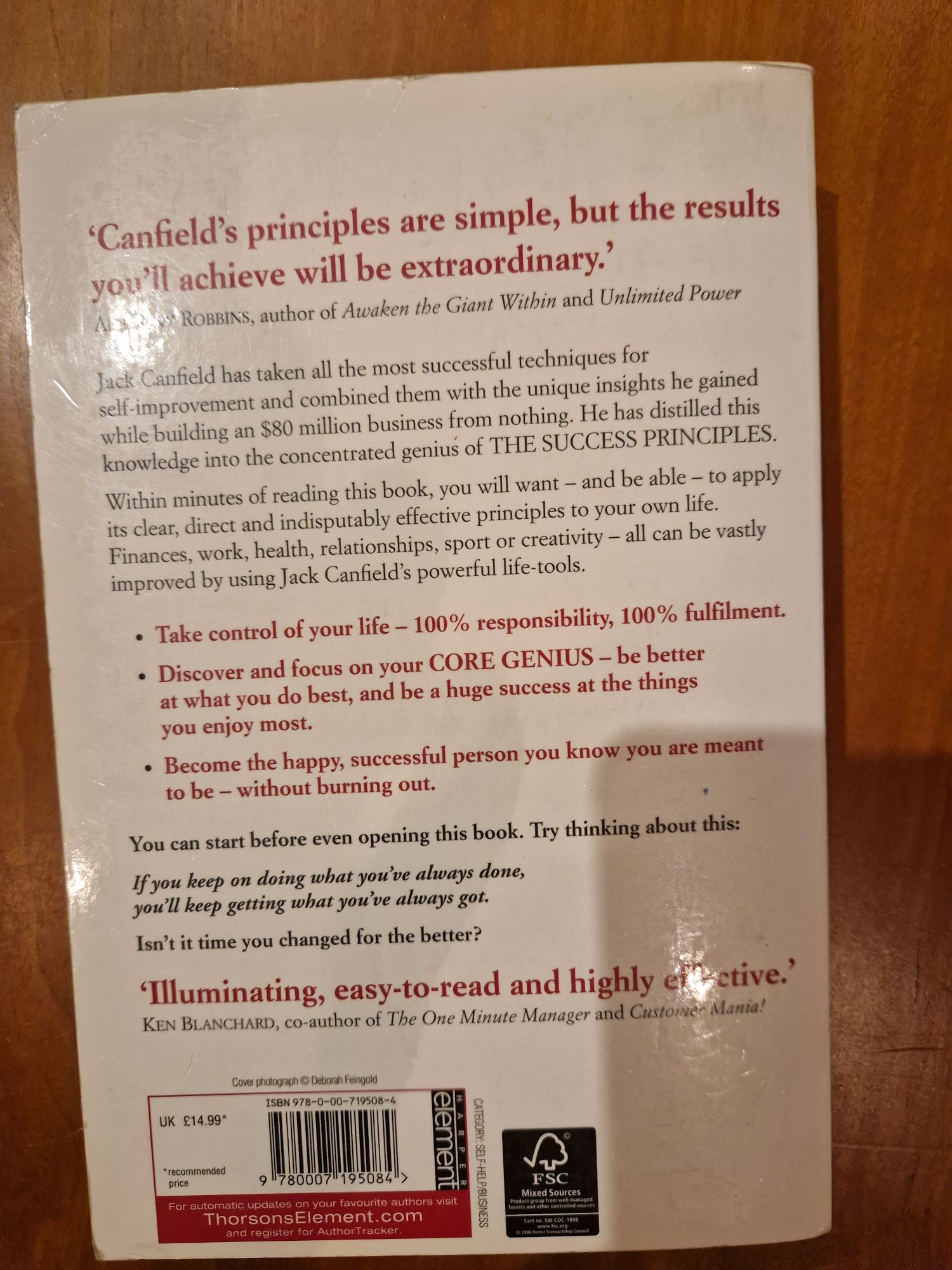 "The Success Principles", de Jack Canfield