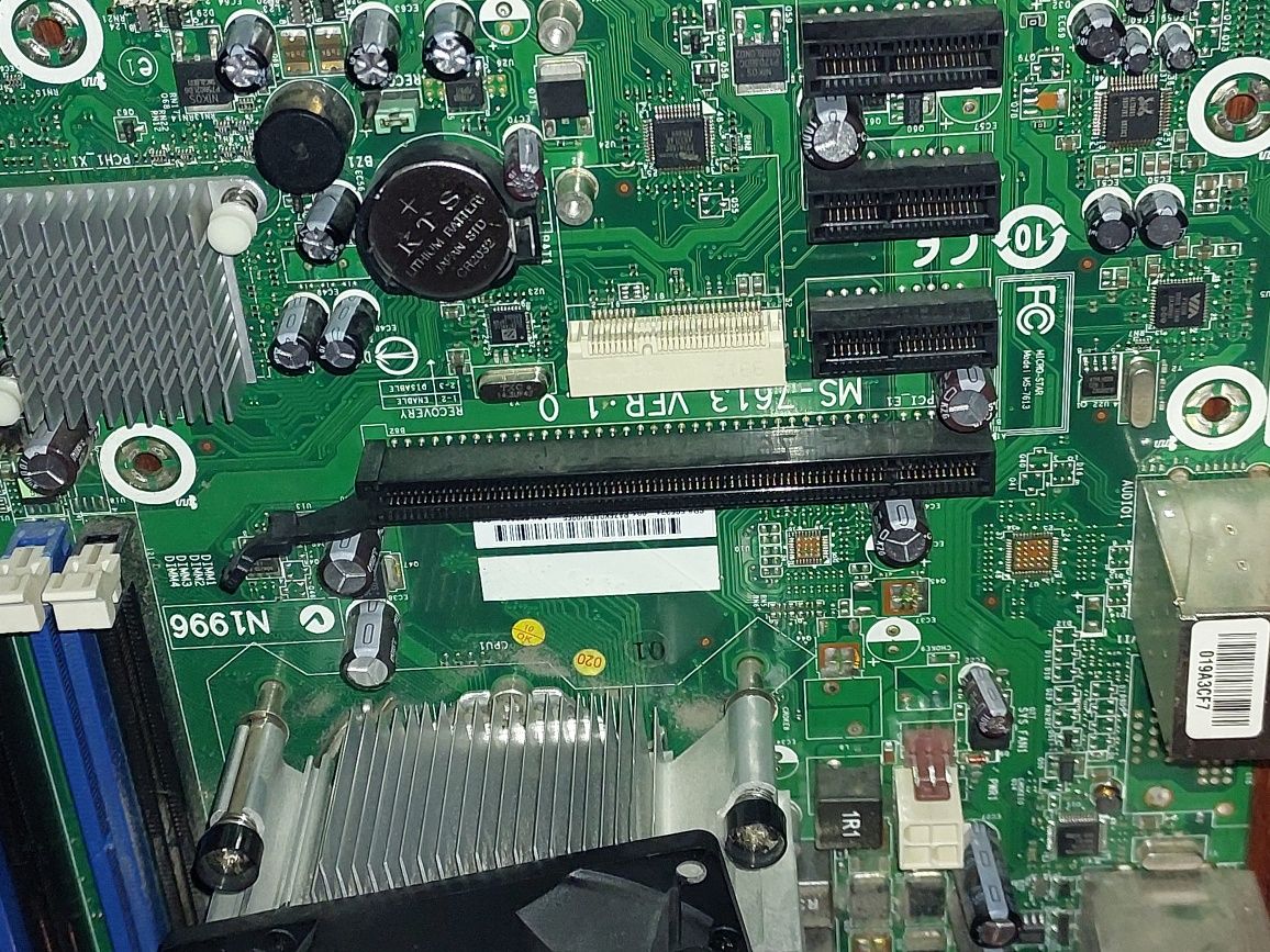 MSI 7613 Płyta główna procesor i5 750 chłodzenie radiator KOMPLE=105zł