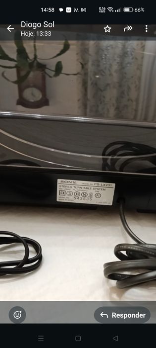 Mesa Giratória Sony LX 231  /Gira - Discos Vintage Vinil.