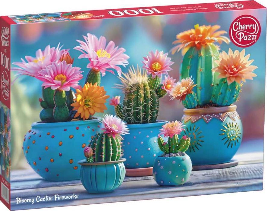 Puzzle 1000 CherryPazzi  Bloomy Cactus Fireworks