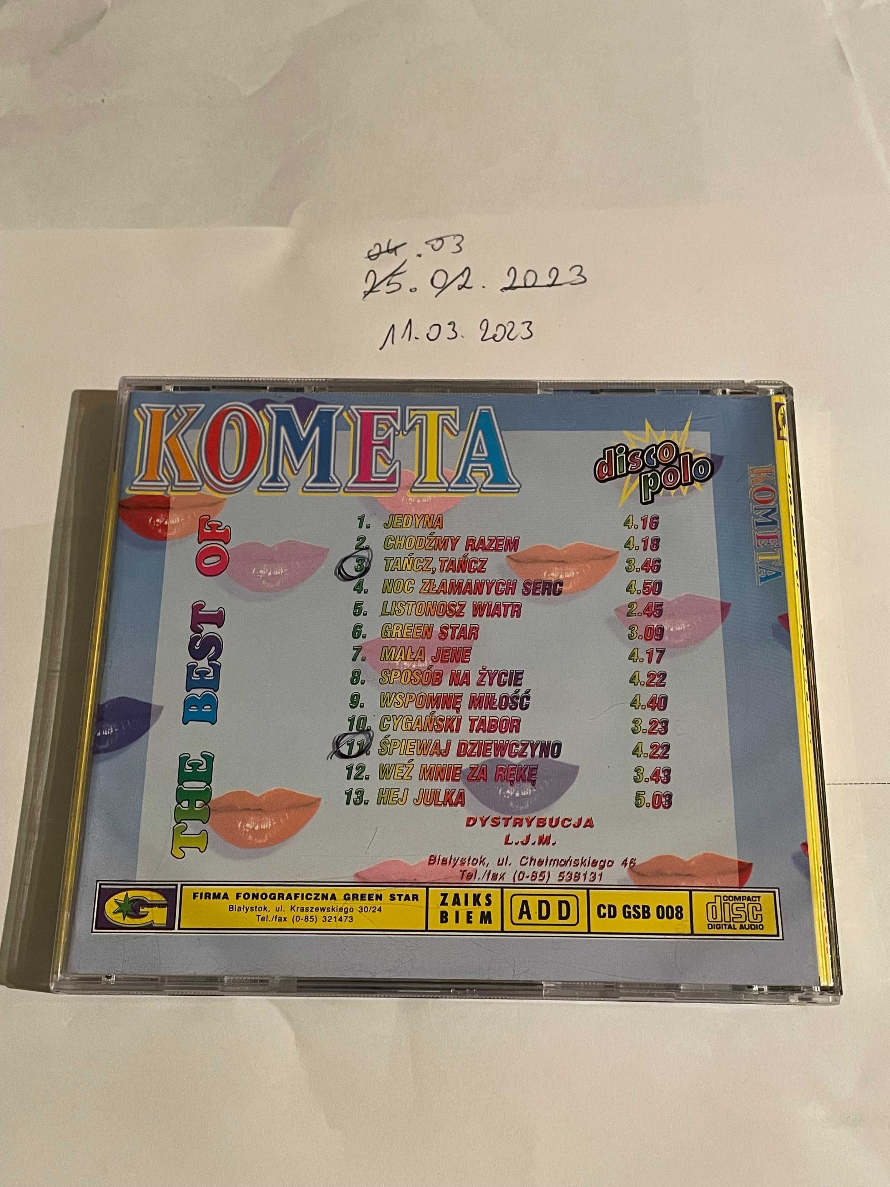 The best of KOMETA - CD - green star - unikat 96r