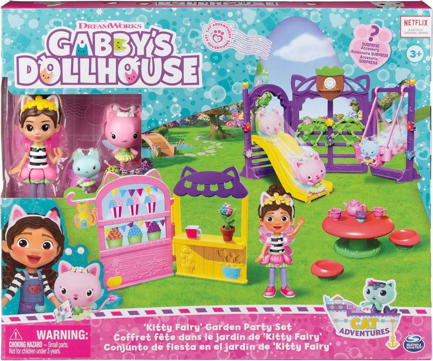 Gabbys Dollhouse вечірка в казковому саду Кітті, будиночок Габбі