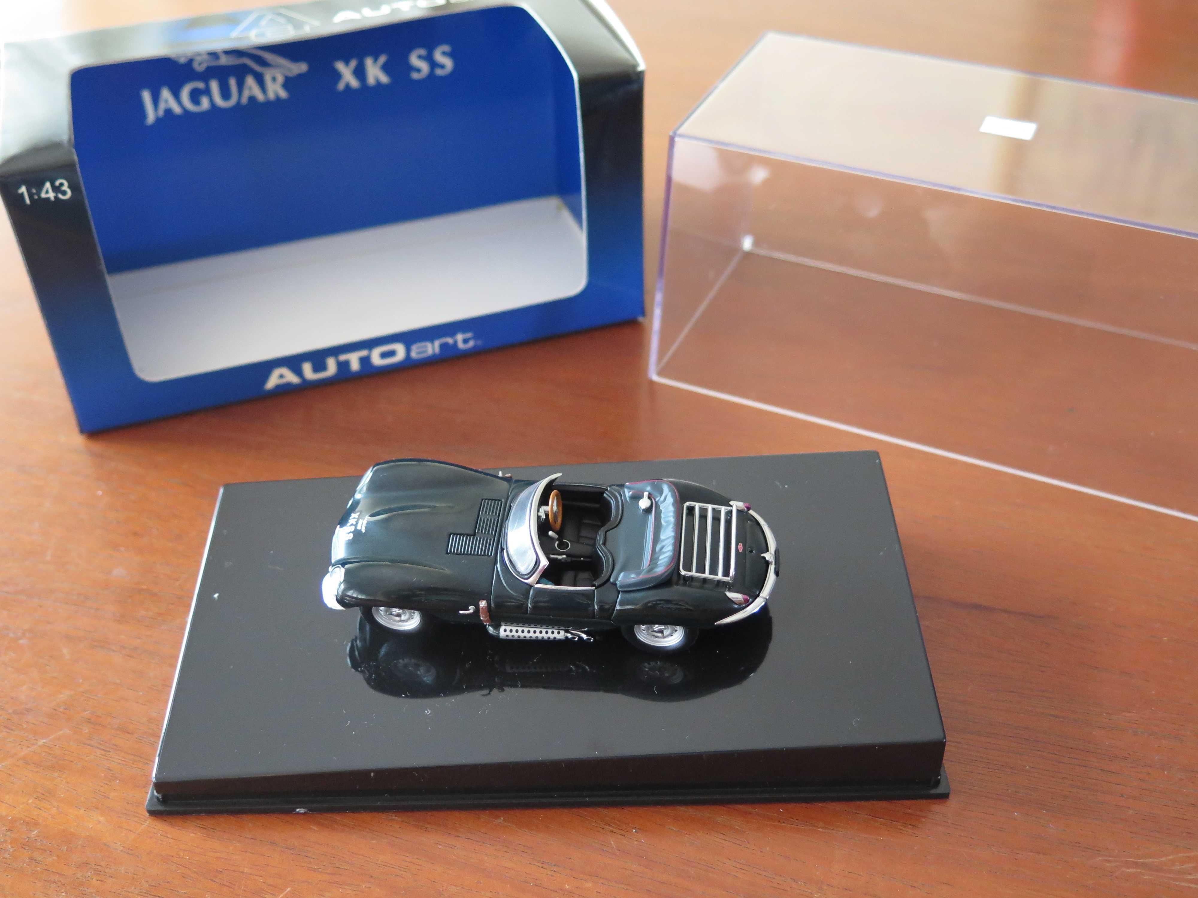 Lote 1:43: Jaguar XK SS /Triumph TR 6 /Ferrari 250 Calif /Opel Kadett
