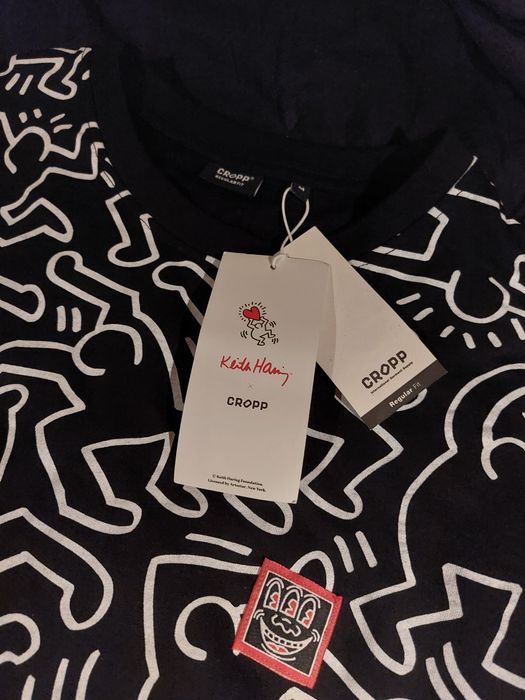 CROPP Keith Haring bluza longsleeve S M streetart streetwear art NOWA