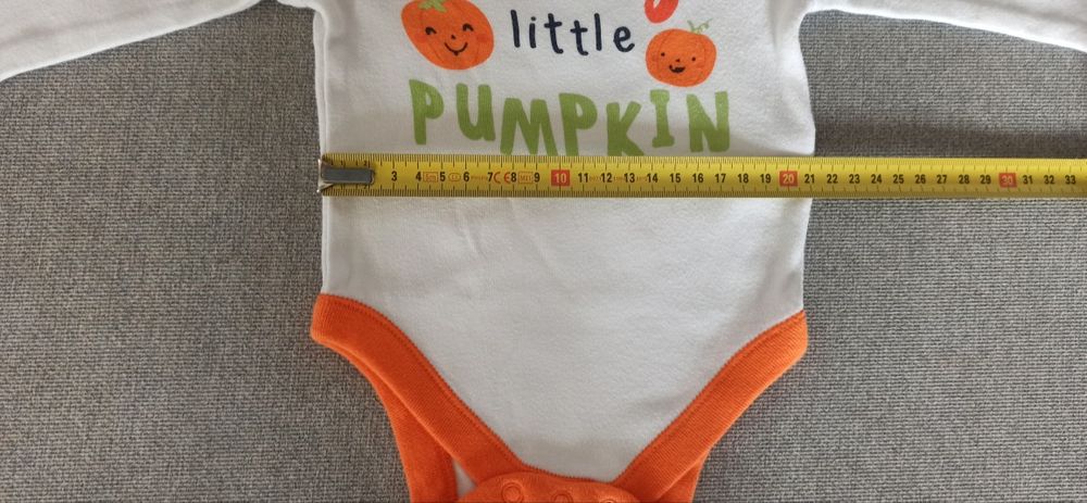 Body Długi Rękaw Halloween Dynia Pumpkin R. 56/62cm
