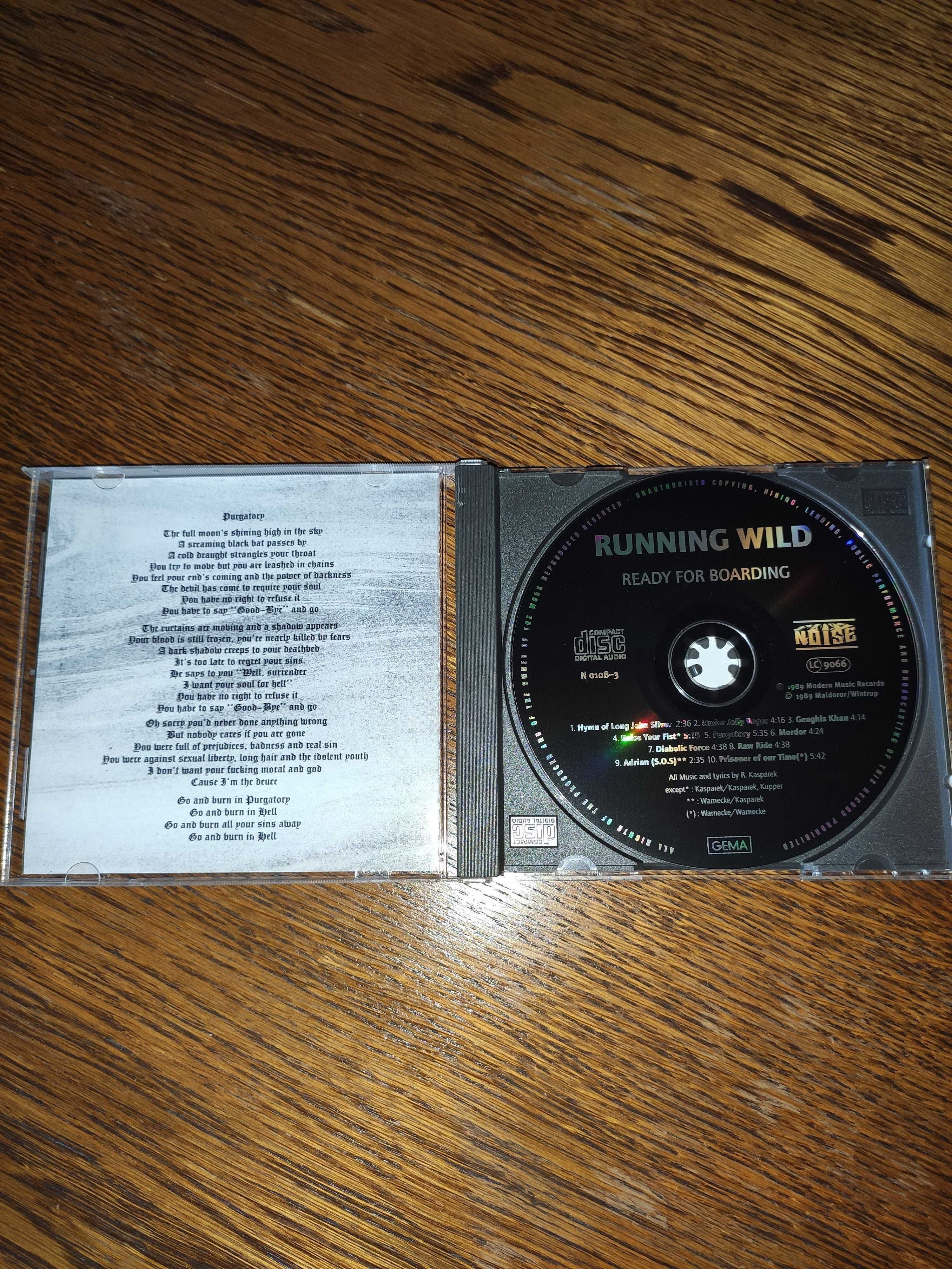 Running Wild - Ready For Boarding, CD 1999, Noise