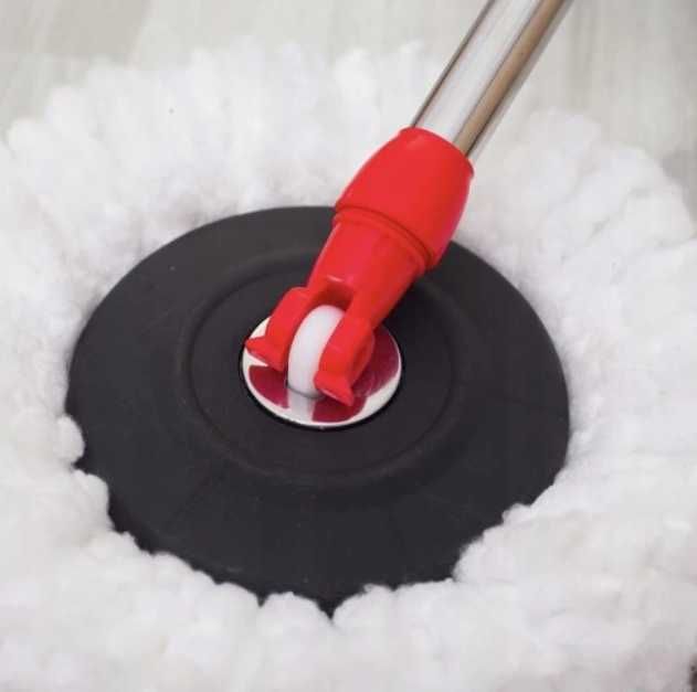MOP Obrotowy ROTACYJNY 360 SPIN 3w1 Mikrofibra 2x Nakładki Wyciskacz