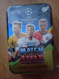 Nowa duża puszka karty piłkarskie Match attax game changers