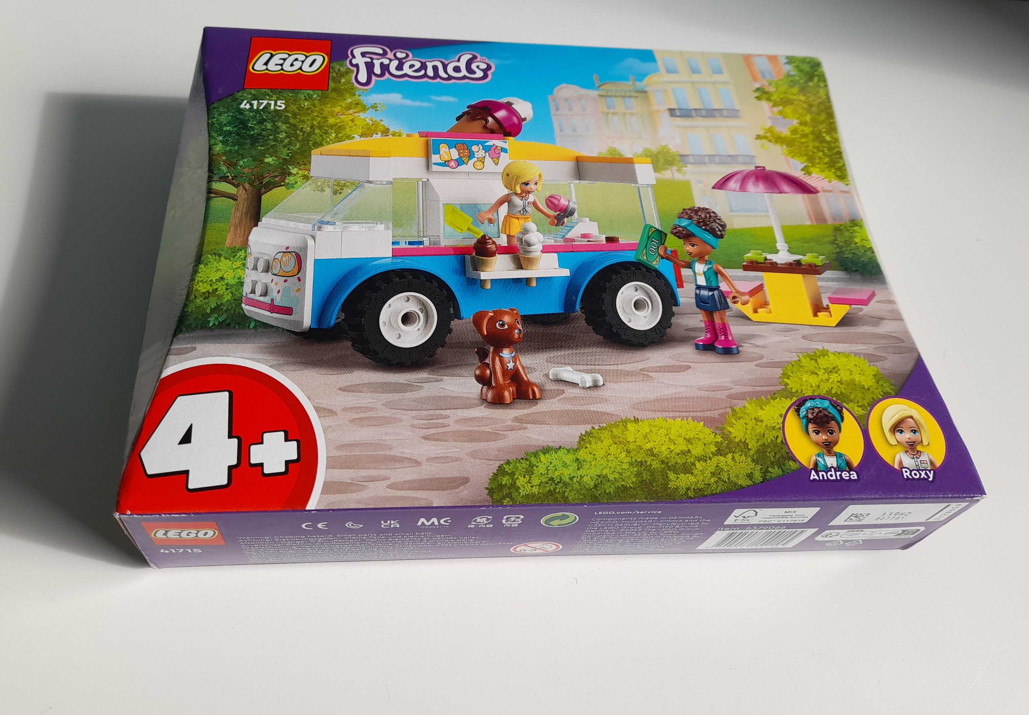 Nowy zestaw klocków Lego Friends 41715 Furgonetka z lodami Roxy Andrea