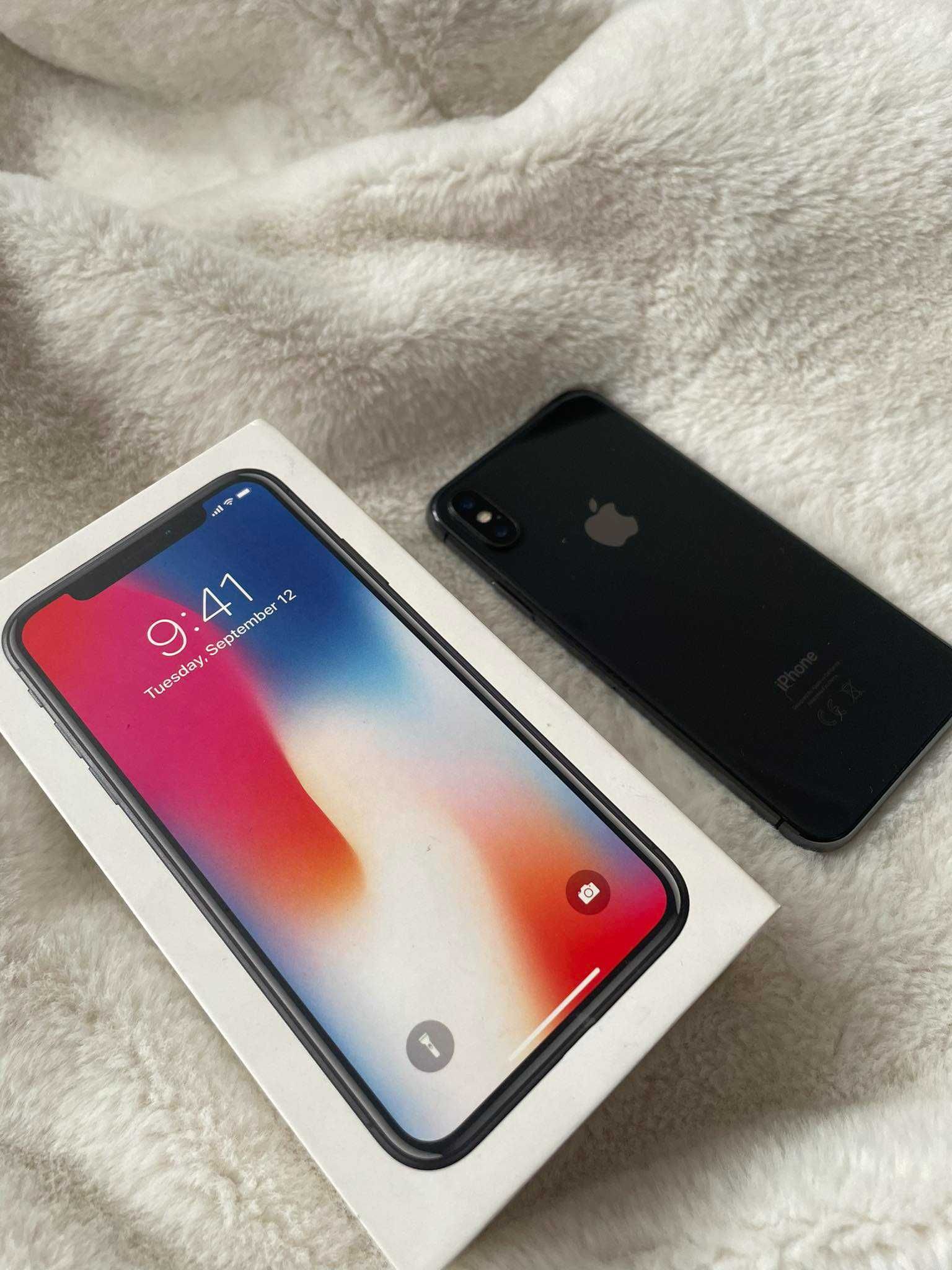 Iphone X czarny w wersji 64Gb