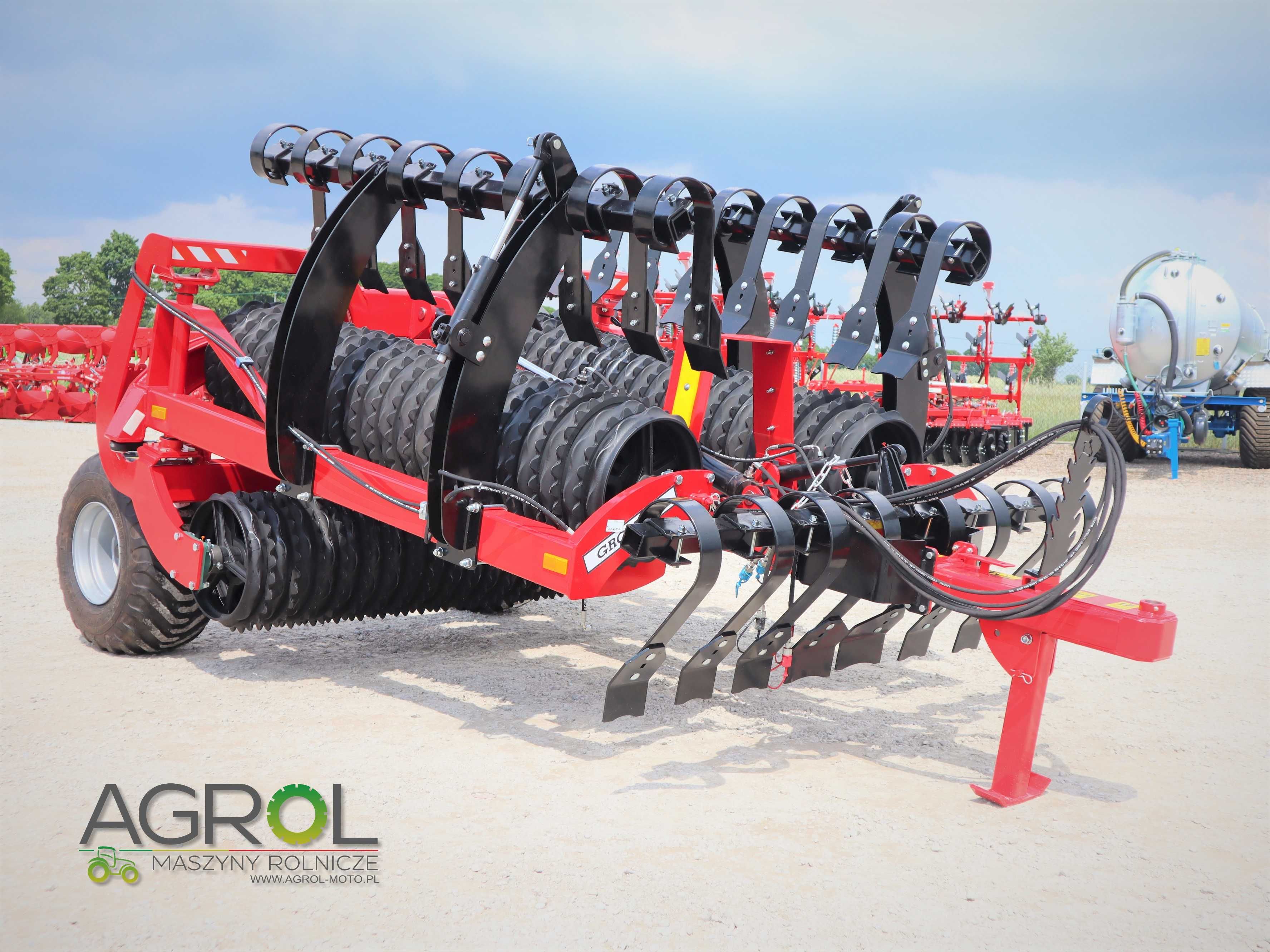 Wał posiewny Agro-Factory Grom 4,5 5,3 6,3m InterTech uprawowo łąkowy