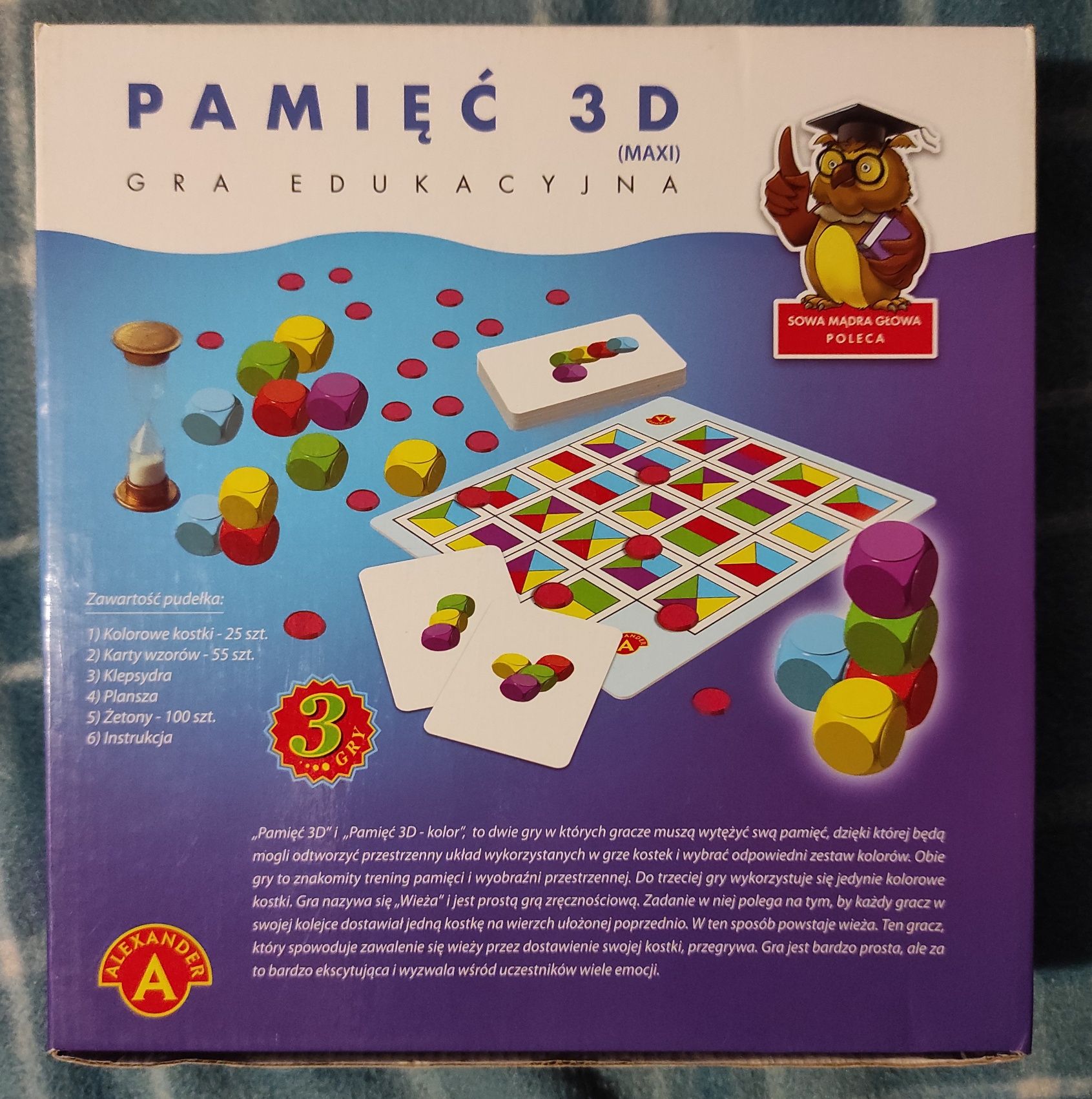 Gra edukacyjna "Pamięć 3 D Maxi "