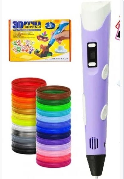 3D ручка для малювання з екраном Pen Набір для дитячого творчості 3 По