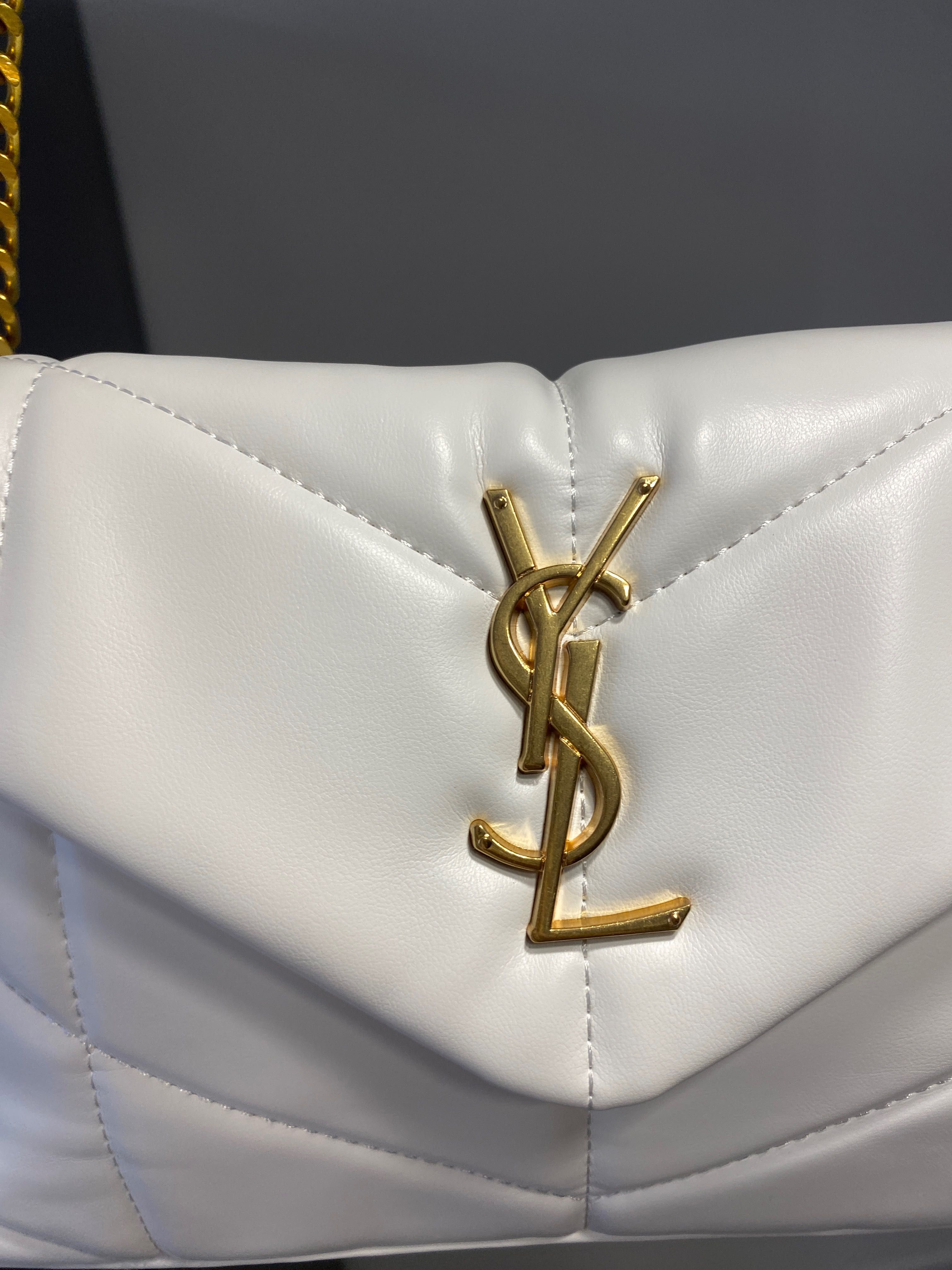 Saint Laurent toy torebka skóra naturalna