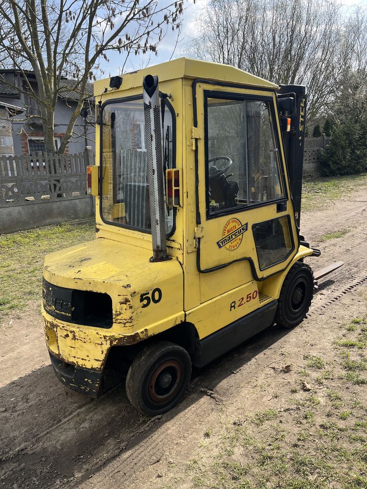 Wózek widłowy, widlak Hyster H2.50 Diesel Isuzu ! Udźwig 2.5T, przesuw