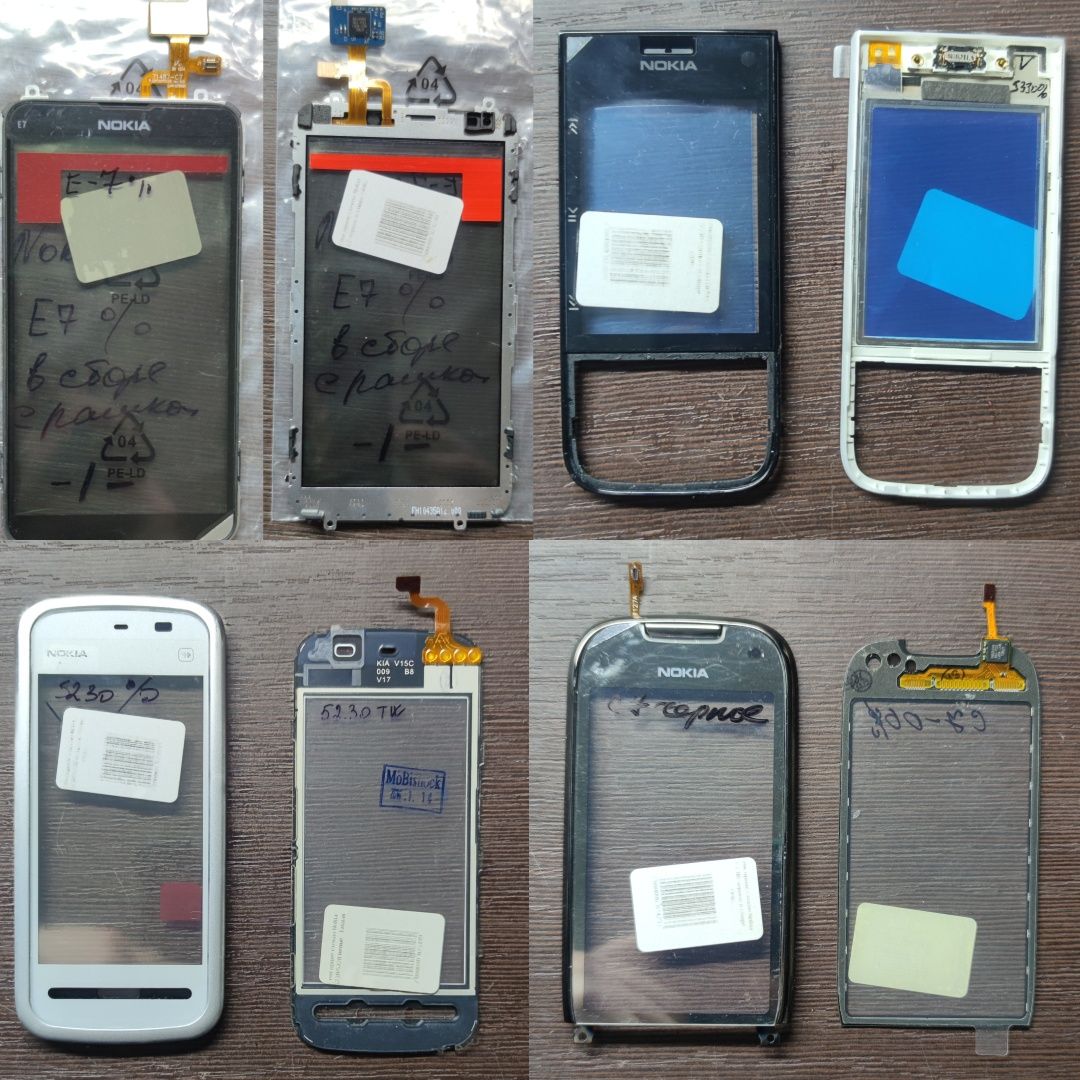 Nokia дисплеи, тачскрины для телефонов до 2014 года выпуска. Описание