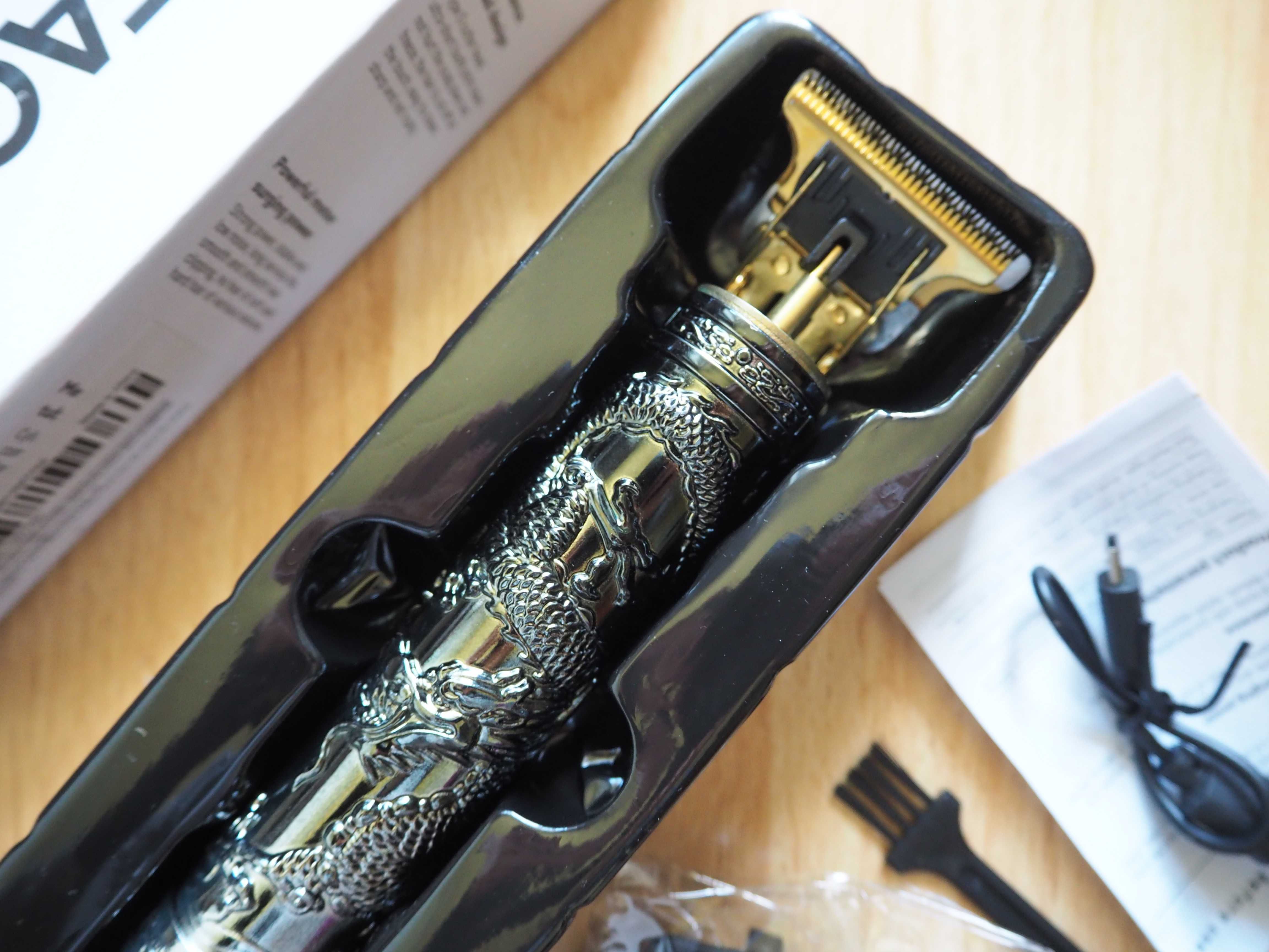 Elektryczna maszynka do strzyżenia golarka Trymer barber - usb