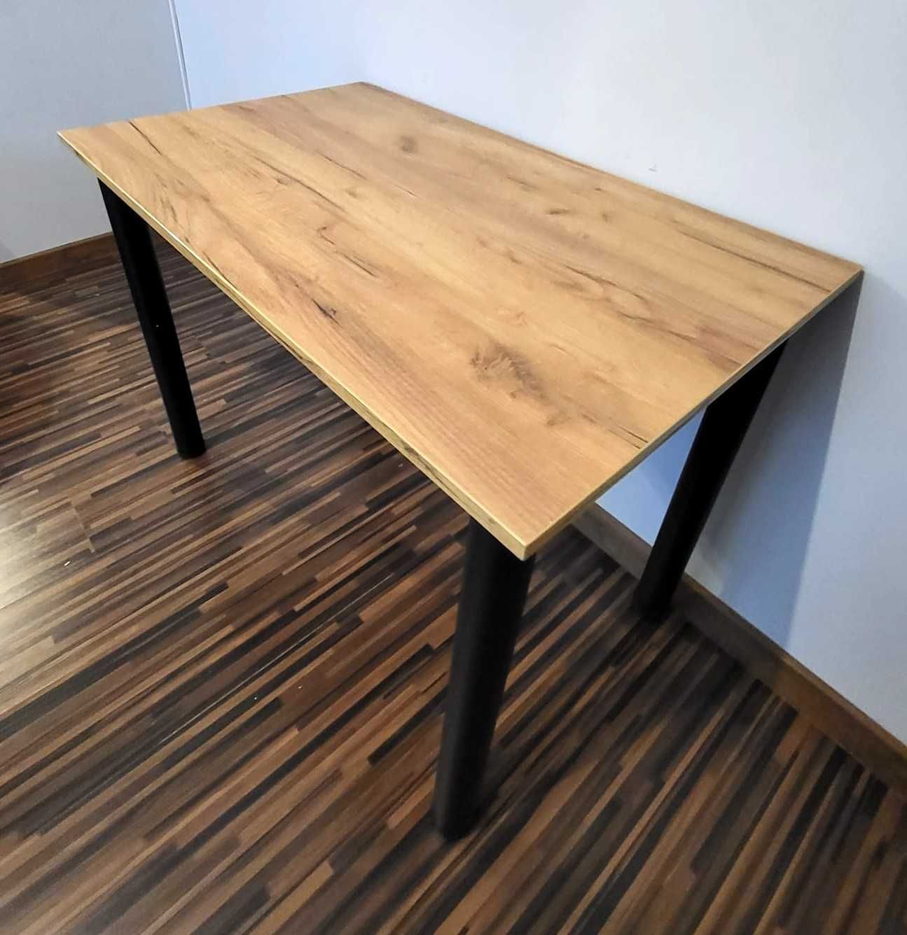 Stoły 5 szt Craft Złoty Beton 100x60 wys.73 cm