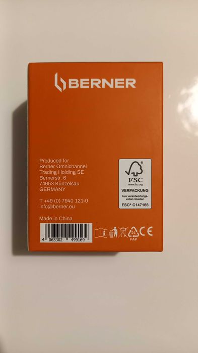 Lampa czołowa Sensor USB-C 250lm Berner