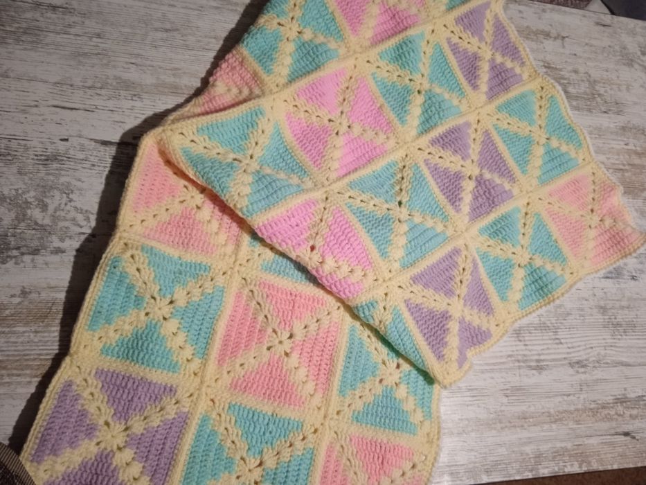 Детский плед ручной работы