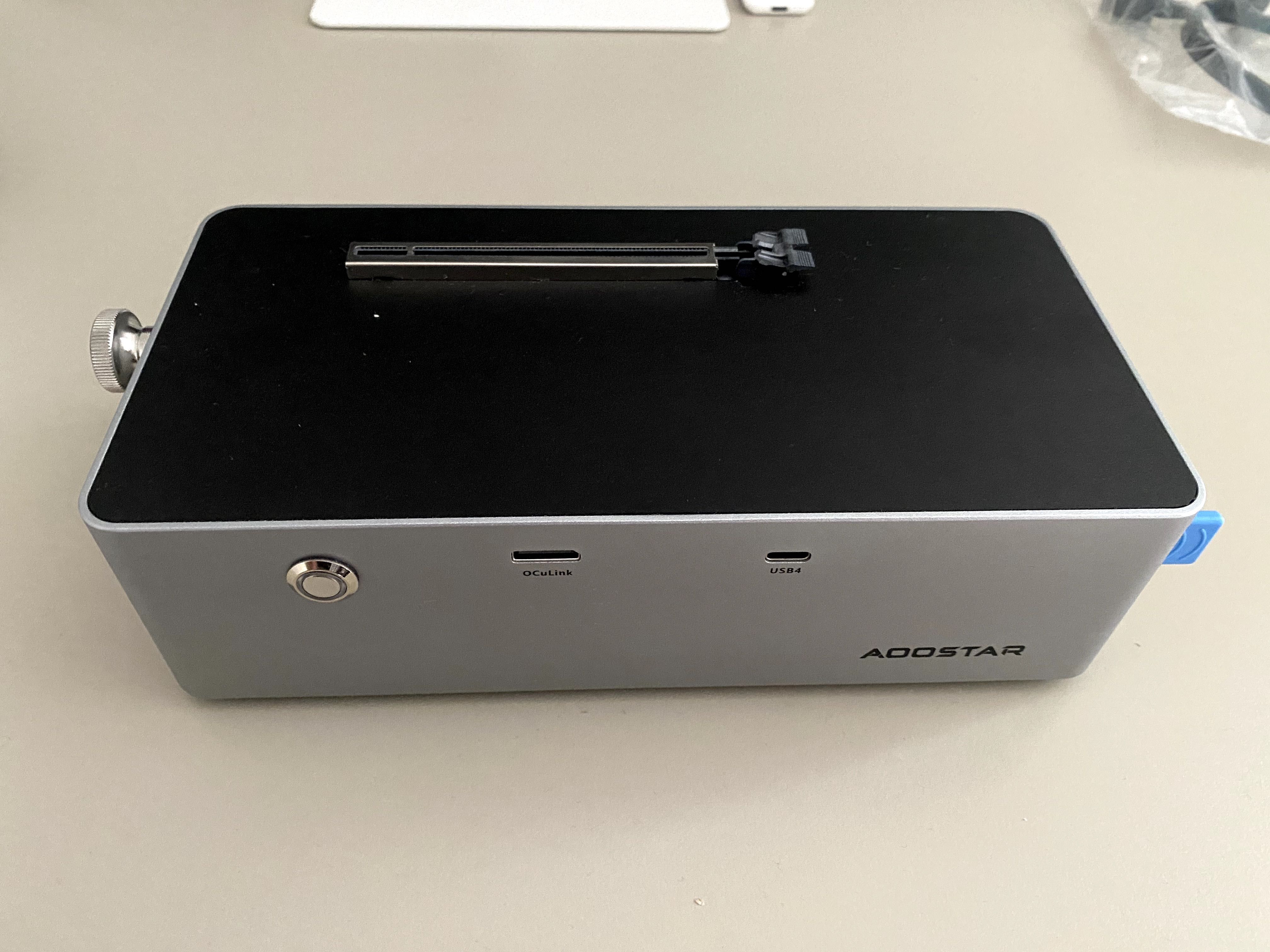 Aoostar AG02 eGPU dock with Oculink/USB4 port