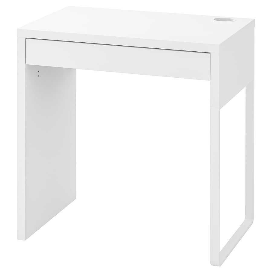 Biurko z szufladą Micke z Ikea białe , wys.75 x szer.73 x gł.50cm