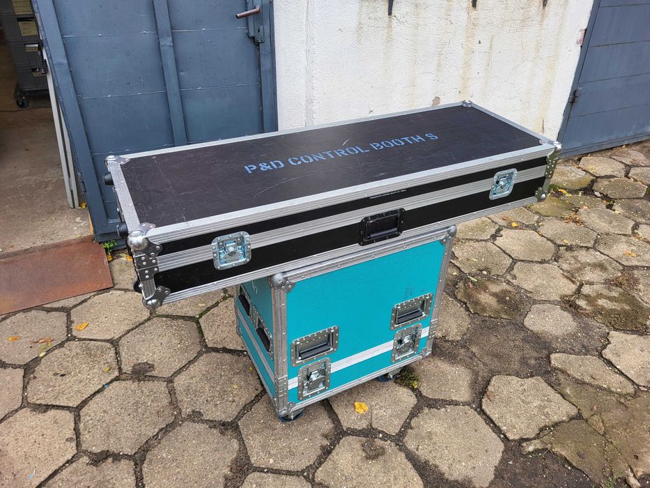 137x46x17 Case długi na rury, keyboard wbudowane koła