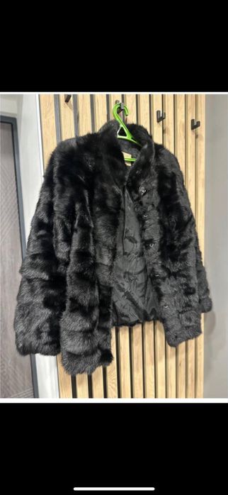 Шуба  чорна Сурок
