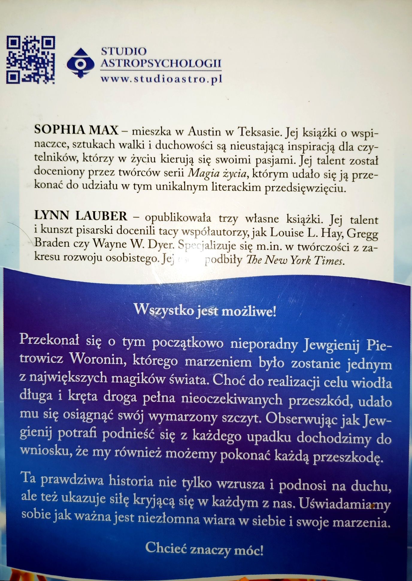 Wszystko jest możliwe Od marzenia do spełnienia Max