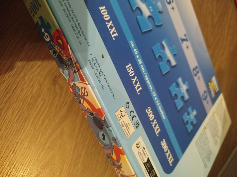 Puzzle Disneya, nowe oryginalnie zamkniete