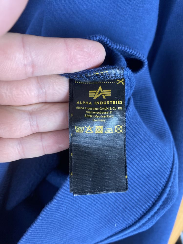 Свитшот Alpha Industries оригинал XL