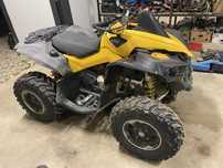 Koła felgi wydech kolektor Handbary Can am renegade 800r stelaż wydech