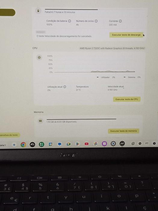 Computador acer chromebook sem carregador