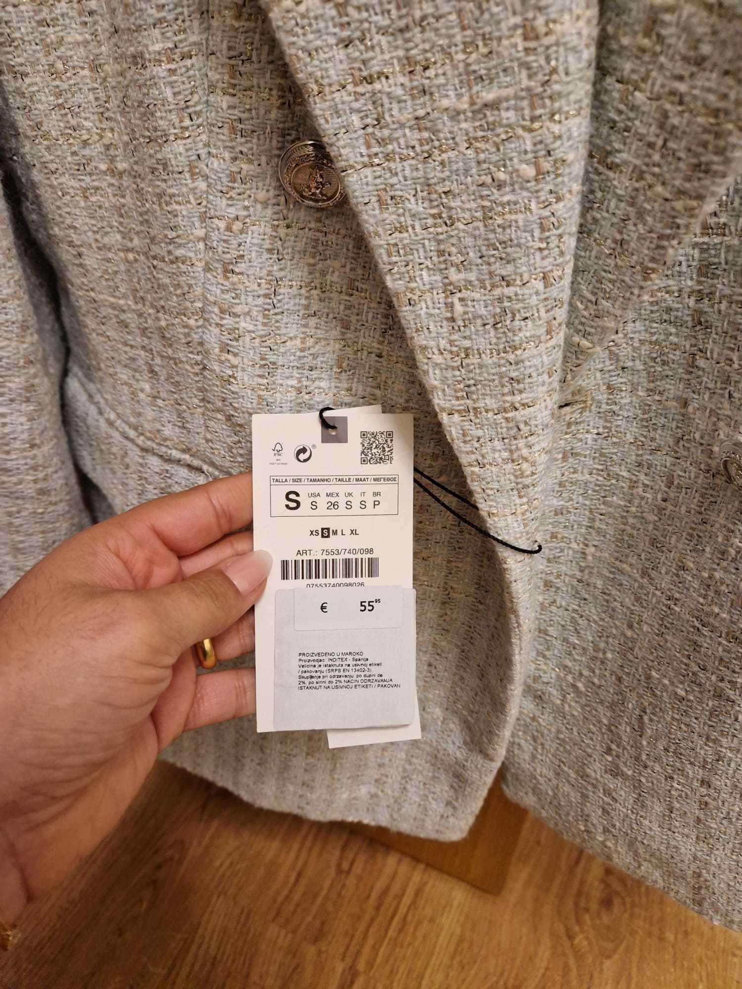 Blazer cruzado Zara