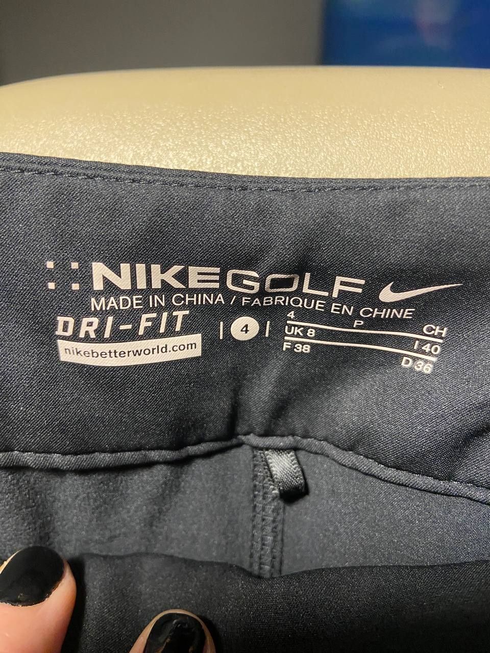 Юбка Nike Golf Women's Tournament Skort Dri-FIT Black 742875-010 Size