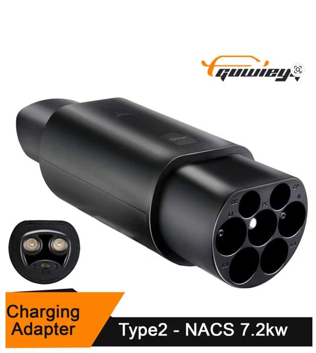 Якісний Адаптер, перехідник, Type2/Tesla USA  NACS