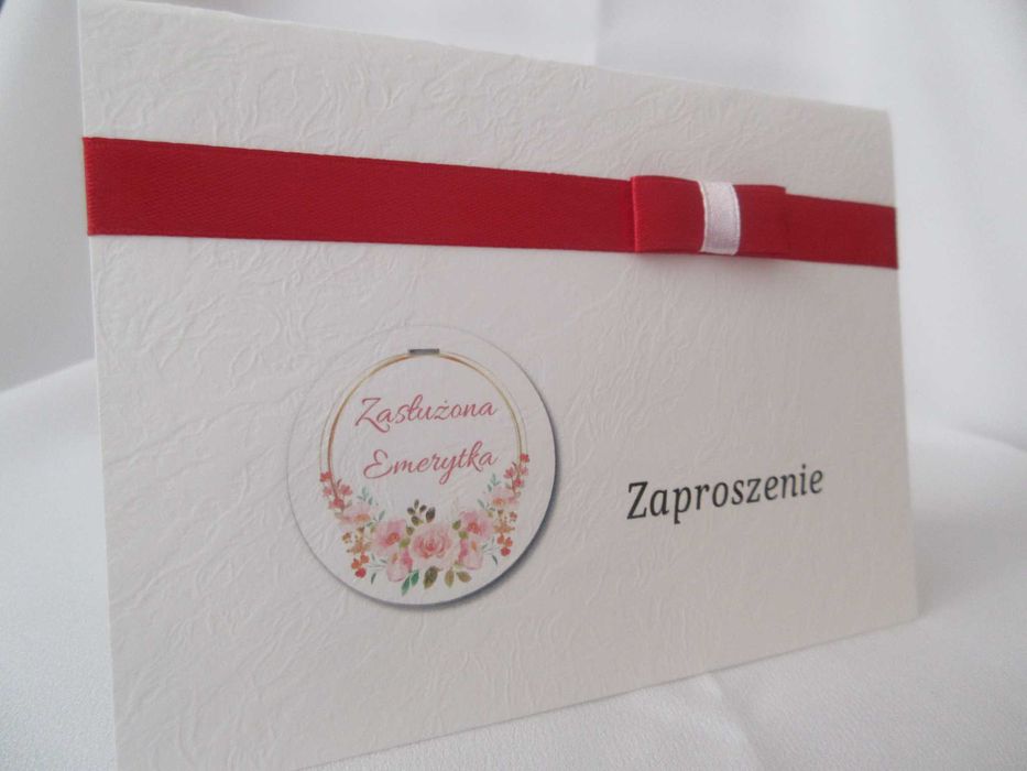 Zaproszenie Emerytura zaproszenia emeryt emerytka