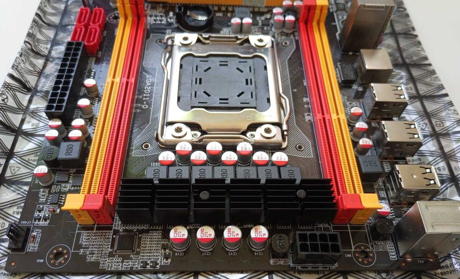 Материнская плата S2011 X79 под Intel Xeon S2011 V1 / V2 DDR3 4 x DIMM