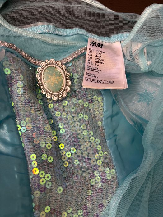 Elza, Elsa , Frozen, Kraina Lodu kostium  104 110, 116