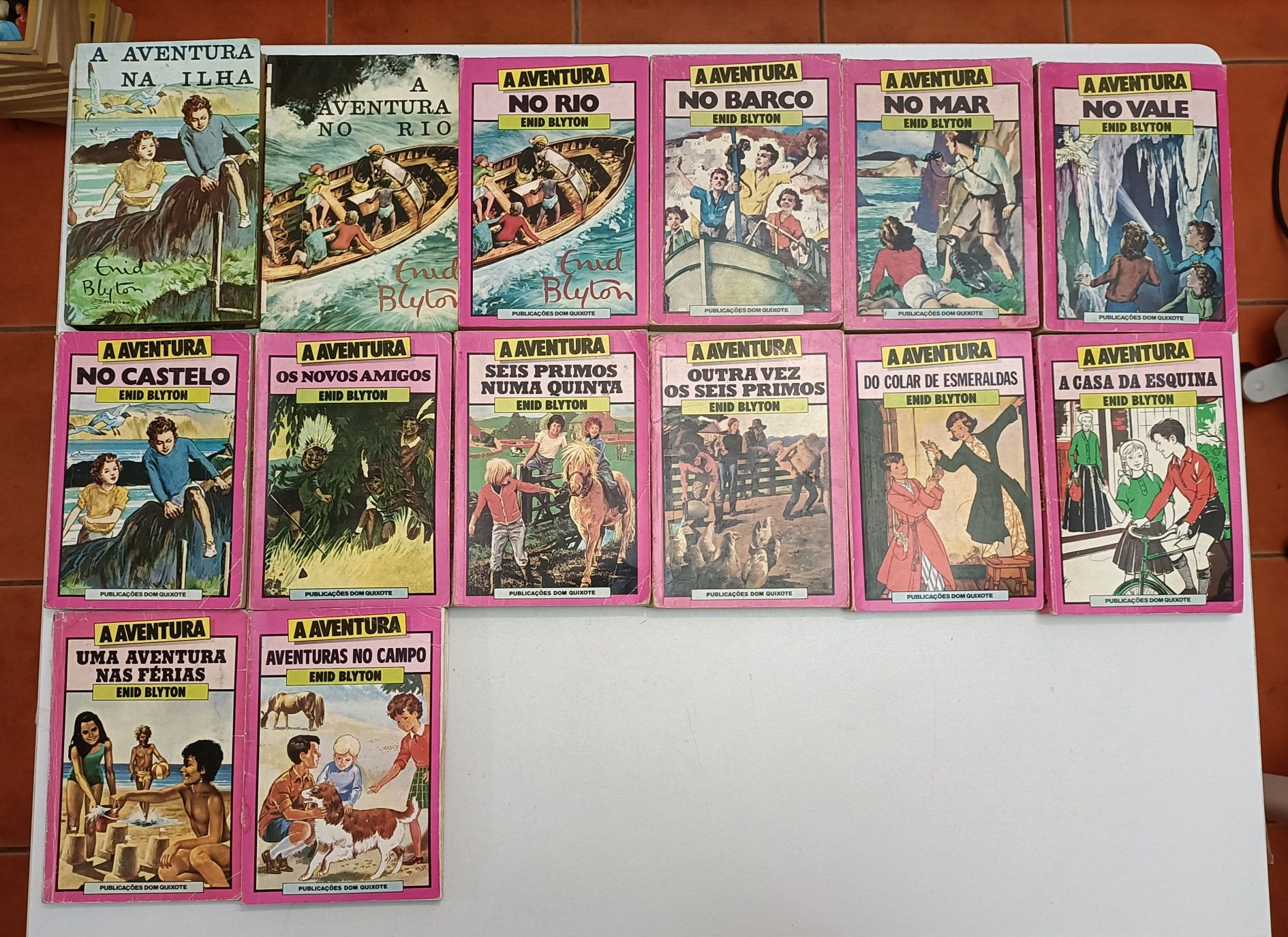 135 Livros Enid Blyton, Os Sete, Uma Aventura, e outros...