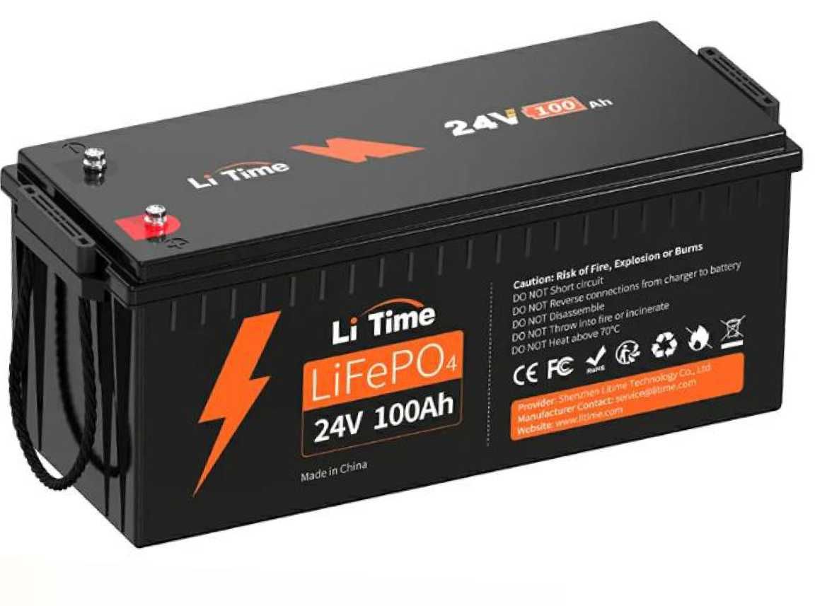 Аккумулятор для ИБП / инвертора LiTime LiFePO4 24В 100А·ч