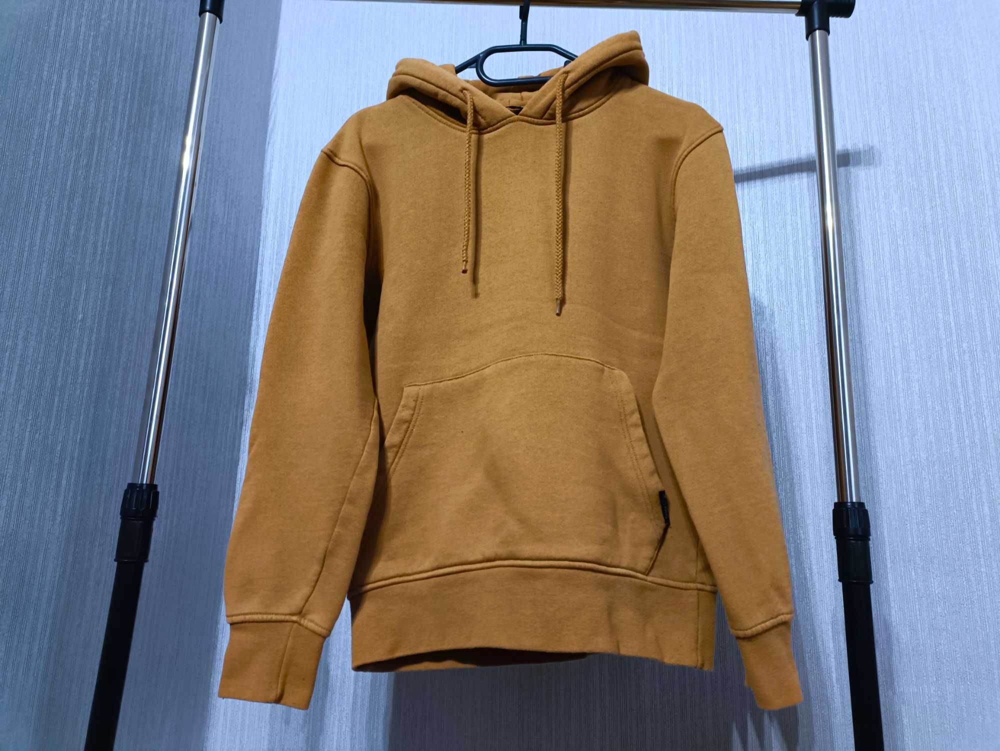 Cropp damska brązowa bluza z kapturem roz. XS stan bardzo dobry