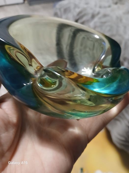 Popielniczka murano antyk kolekcjonerski vintage dizajn