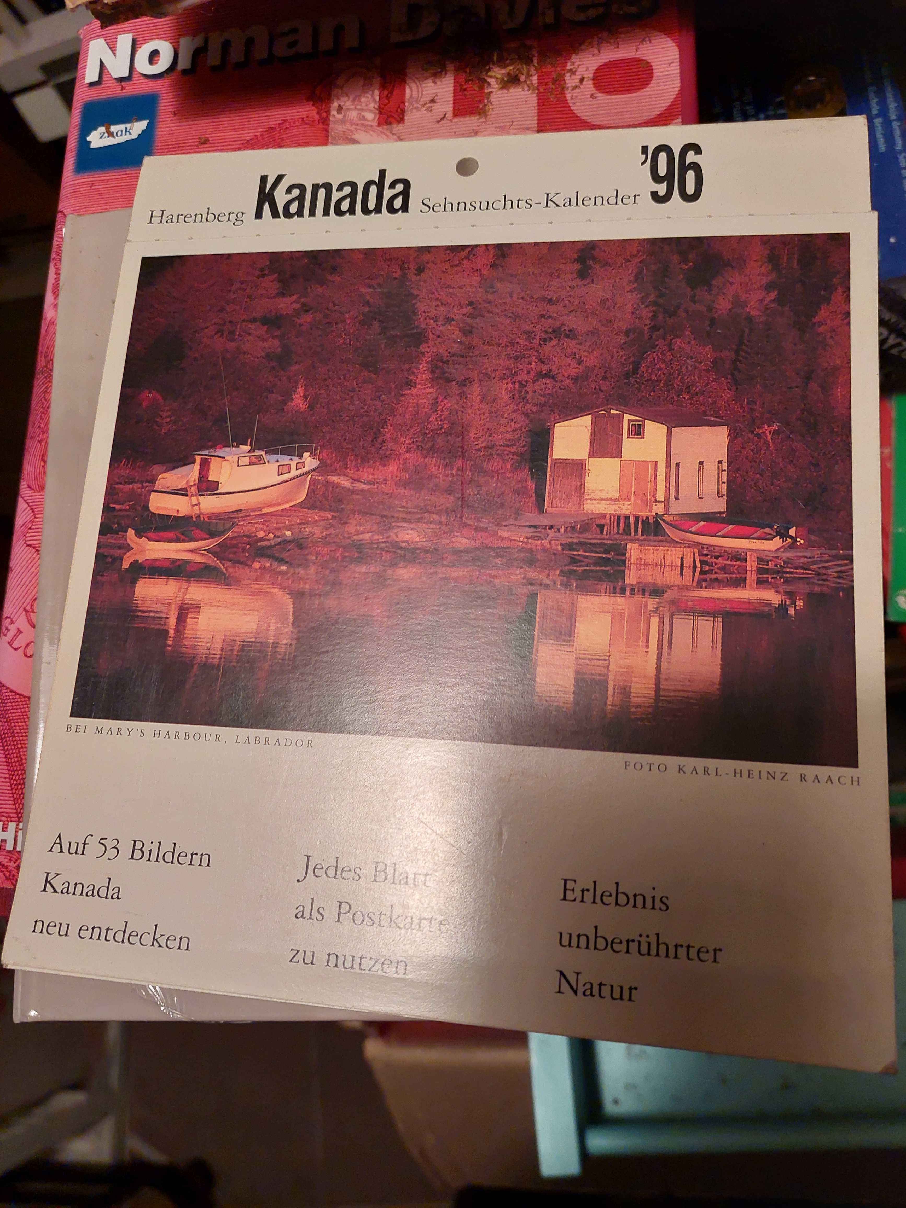 Kalendarz Kanada 1996 53 pocztowki